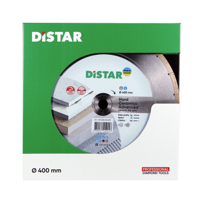 Круг алмазный по керамограниту DISTAR 1A1R Hard Ceramics Advanced 400х25.4х1.9 мм 10100000019