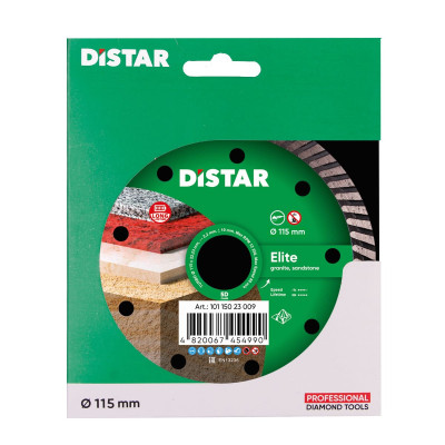 Круг алмазний по граніту DISTAR Turbo 115 Elite 115х22.23х2.2 мм 10115023009