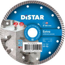 Круг алмазний по бетону високоармованому DISTAR Turbo 180 Extra 180х22.23х2.4 мм 10115028014