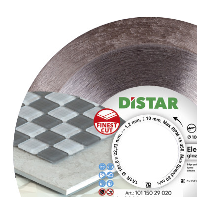 Круг алмазний по керамограніту DISTAR 1A1R 100 Elegant 100х22.23х1.2 мм 10115029020