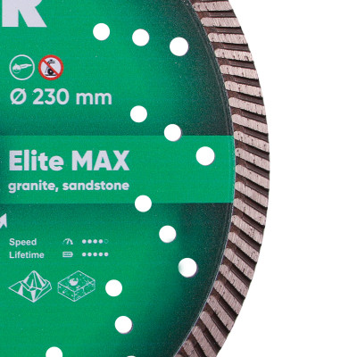 Круг алмазний по граніту DISTAR Turbo 232 Elite Max 232х22.23х2.5 мм 10115127018