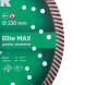 Круг алмазний по граніту DISTAR Turbo 232 Elite Max 232х22.23х2.5 мм 10115127018
