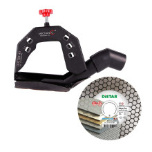 Комплект кожух накладной на УШМ Duster 45 115-125 мм и круг алмазный 125 мм Edge Dry 10115429016