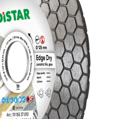 Комплект кожух накладной на УШМ Duster 45 115-125 мм и круг алмазный 125 мм Edge Dry 10115429016