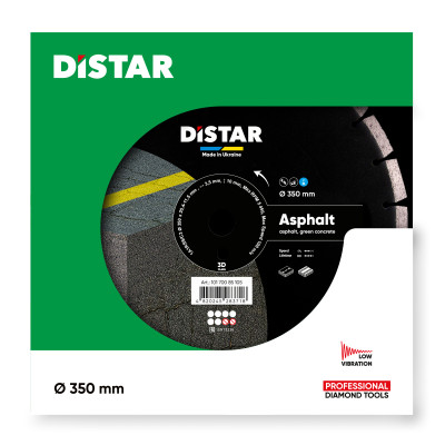 Круг алмазний по асфальту DISTAR 1A1RSS 350 Asphalt 350х25.4х3.5 мм 10170085105