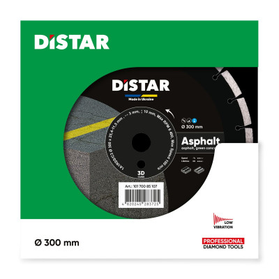Круг алмазный по асфальту DISTAR 1A1RSS Asphalt 300х25.4х3 мм 10170085107