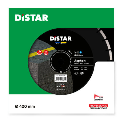 Круг алмазний по асфальту DISTAR 1A1RSS 400 Asphalt 400х25.4х3.5 мм 10170085108