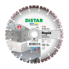 Круг алмазний по бетону армованому DISTAR 1A1RSS 230 Rapid 230х22.23х2.4 мм 10170085256