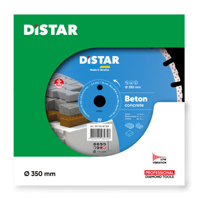 Круг алмазний по бетону DISTAR 1A1RSS 350 Beton 350х25.4х3.5 мм 10170085389