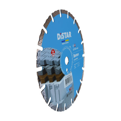 Круг алмазний по бетону DISTAR 1A1RSS 300 Beton 300х25.4х3 мм 10170085424