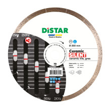 Круг алмазний по керамограніту DISTAR 1A1R Ceramic Silent 250х25.4х1.8 мм 10170516021