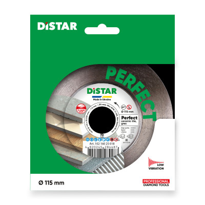 Круг алмазний по керамограніту DISTAR 1A1R 115 Perfect 115х22.23х1.5 мм 10216025018