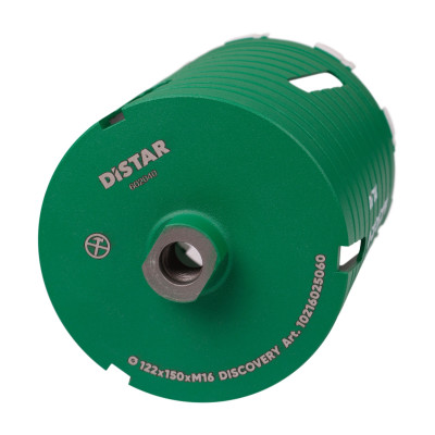Сверло алмазное по армированному бетону DISTAR Discovery DDS-W 122x150xM16 10216025060