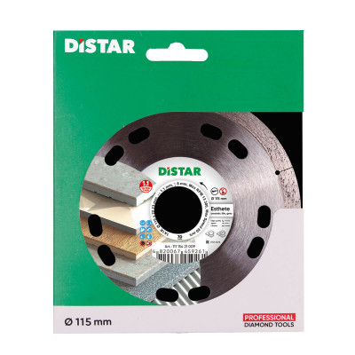Круг алмазный по керамограниту DISTAR 1A1R 115 Esthete 115х22.23х1.1 мм 11115421009