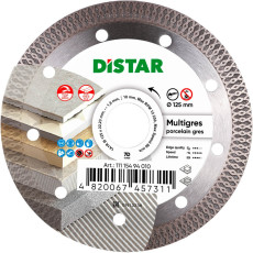Круг алмазний по керамограніту DISTAR 1A1R Multigres 125х22.23х1.6 мм 11115494010