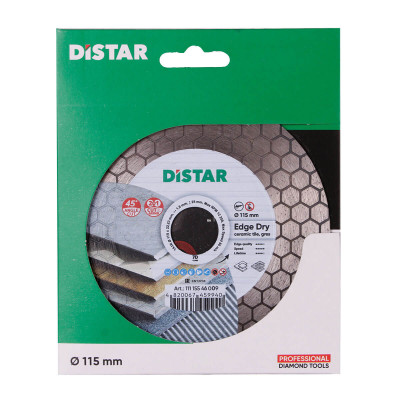 Круг алмазний по керамограніту DISTAR 1A1R 115 Edge Dry 115х22.23х1.6 мм 11115546009