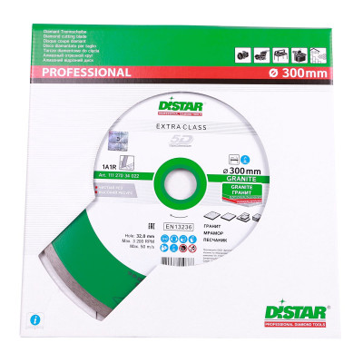 Круг алмазный по граниту DISTAR 1A1R Granite 300х25.4х2 мм 11120034022