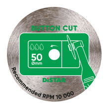 Круг алмазний по керамограніту DISTAR ButtonCut 50х5.8х0.8 мм 11120159105