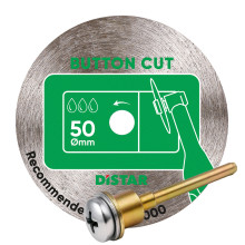 Круг алмазний по керамограніту DISTAR ButtonCut 50х5.8/3.2-3.0Fх0.8 мм 11120159106