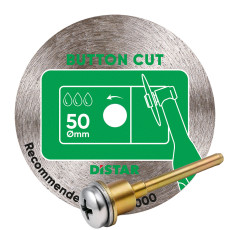 Круг алмазний по керамограніту DISTAR ButtonCut 50х5.8/3.2-3.0Fх0.8 мм 11120159106