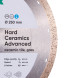 Круг алмазний по керамограніту DISTAR 1A1R 250 Hard Ceramics Advanсed 250х25.4х1.5 мм 11120349019