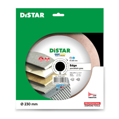 Круг алмазный по керамограниту DISTAR 1A1R 230 Edge 230х25.4х1.4 мм 11120421017