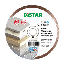 Круг алмазний по керамограніту DISTAR 1A1R 180 Hard Ceramics Advanced 180х25.4х1.4 мм 11120528014