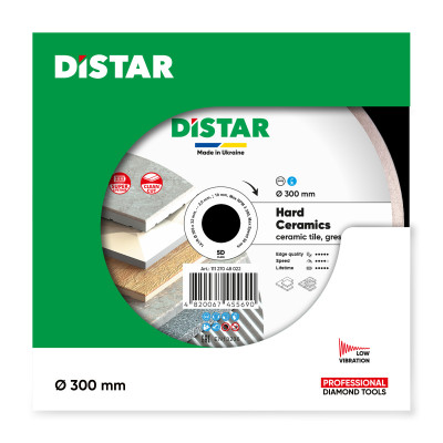 Круг алмазний по керамограніту DISTAR 1A1R 300 Hard Ceramics 300х32х2 мм 11127048022