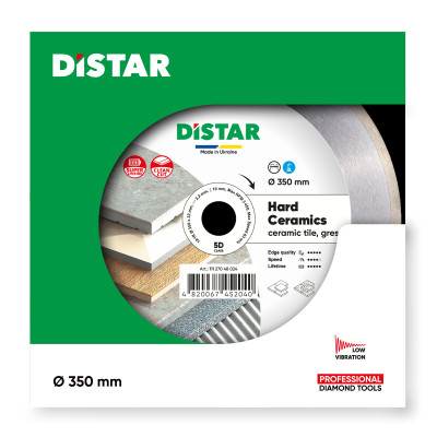 Круг алмазний по керамограніту DISTAR 1A1R 350 Hard Ceramics 350х32х2.2 мм 11127048024