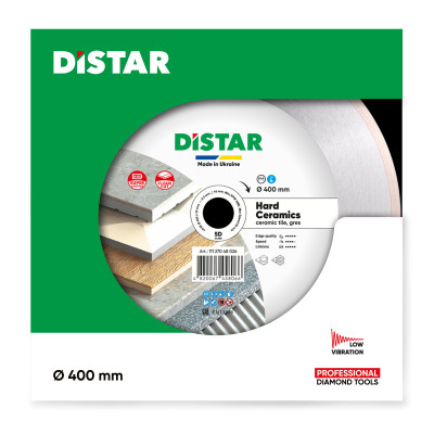 Круг алмазний по керамограніту DISTAR 1A1R 400 Hard Ceramics 400х32х2.2 мм 11127048026