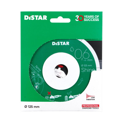 Круг алмазний по керамограніту DISTAR 1A1R Shine 125х22.23х0.6 мм 11127457030