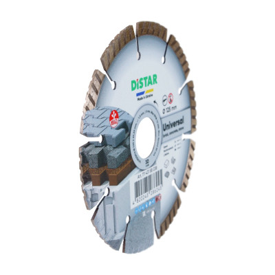 Круг алмазный универсальный DISTAR 1A1RSS/C3 125 Universal 125х22.23х1.8 мм 11143158038