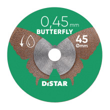 Круг алмазний по керамограніту DISTAR 1A1R Butterfly 45х5.8х0.45 мм 11143158074