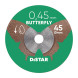 Круг алмазний по керамограніту DISTAR 1A1R Butterfly 45х5.8х0.45 мм 11143158074
