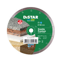 Круг алмазний по граніту DISTAR 1A1R 180 Granite Premium 180х25.4х1.6 мм 11320061014