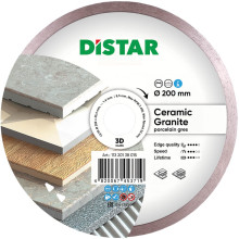 Круг алмазный отрезной Distar 1A1R 200 Bestseller Ceramic Granite 11320138015