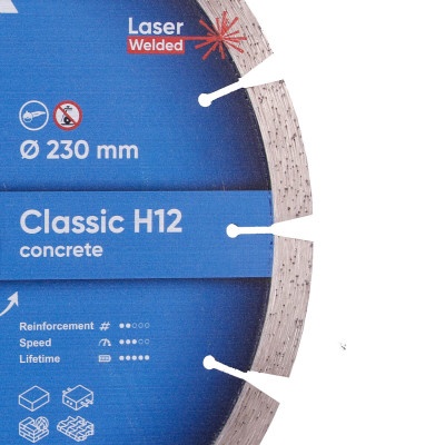 Круг алмазный по бетону армированному DISTAR 1A1RSS 232 Classic H12 232х22.23х2.4 мм 12315011018