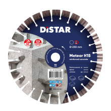 Круг алмазний по бетону високоармованому DISTAR 1A1RSS 230 Meteor H15 230х22.23х2.4 мм 12315055018