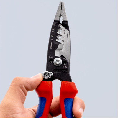 Багатофункціональні кліщі з пружиною для електромонтажних робіт KNIPEX WireStripper 13 72 8