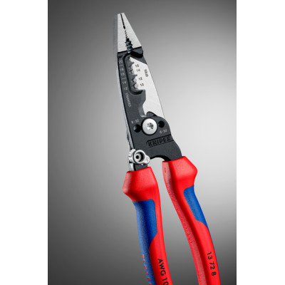 Багатофункціональні кліщі з пружиною для електромонтажних робіт KNIPEX WireStripper 13 72 8