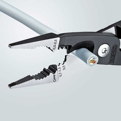 Електромонтажні кліщі KNIPEX 200 мм 13 82 200