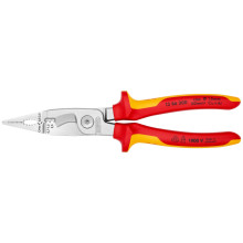 Електромонтажні кліщі діелектричні хромовані KNIPEX 200 мм 13 86 200