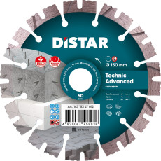 Круг алмазний по бетону армованому DISTAR 1A1RSS 150 Technic Advanced 150х22.23х2.3 мм 14315347012