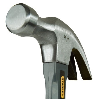 Молоток Stanley Grey Fiberglass Curve Claw 450 г