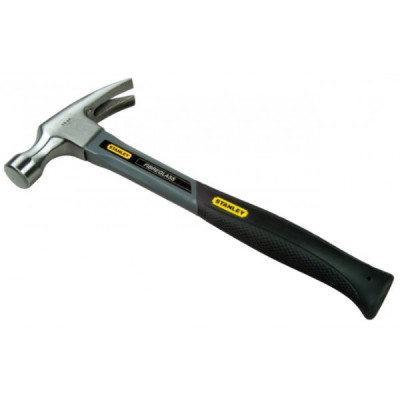 Молоток Stanley Grey Fiberglass Curve Claw 570 г