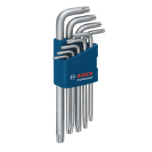 Ключі шестигранні L-подібні 9 шт BOSCH T10-50 1600A01TH4