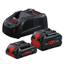 Набір BOSCH Professional зарядний пристрій 18 В, акумулятори 2 шт Li-Ion 18 В 4 Аг, 5.5 Аг 1600A0214A