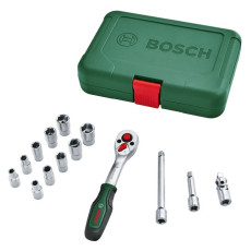 Haбіp інструментів з головками BOSCH 14 шт 1/4