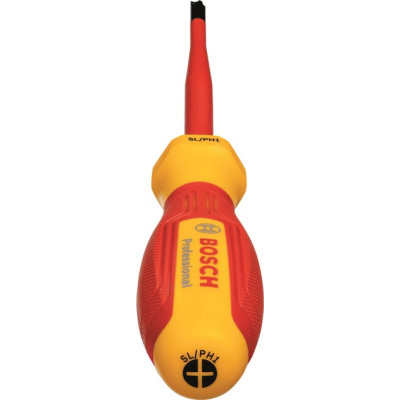 Отвёртка диэлектрическая BOSCH VDE 1000V PH/SL1х100 мм 1600A02ND4