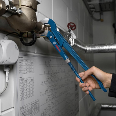 Ключ трубный BOSCH 420 мм 0-60 мм 1600A02W3T